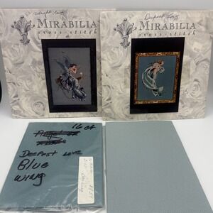 Mirabilia‎ Cross Stitch Patterns Blue Deepest Love & Midsummer Night Fairy